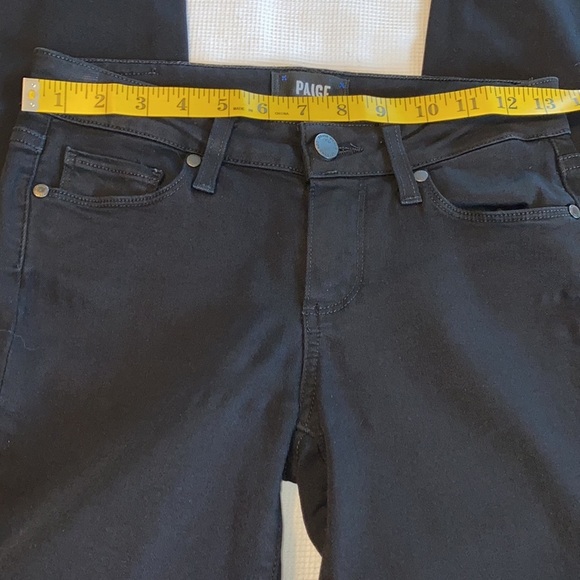 Paige Woman’s Denim Black Pants Verdugo Ultra Skinny Size 25 - Picture 5 of 12